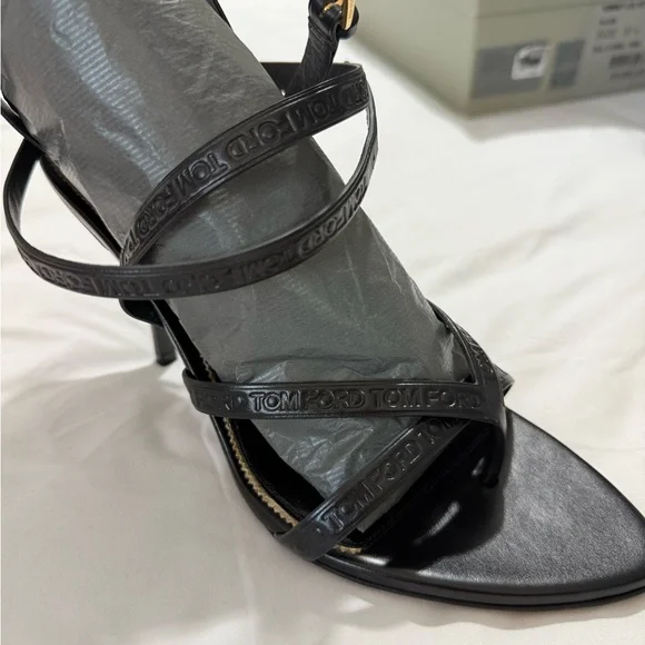 TOM FORD padlock hi heel women sandals NWT - Picture 5 of 8